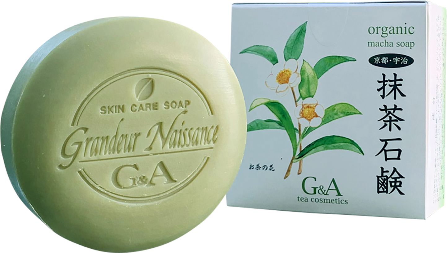 オーガニック宇治抹茶石鹸 100g