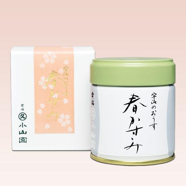 丸久小山園　抹茶「春かすみ」40g缶と20gのセット 丸久小山園 春かすみ – 宇治製茶株式会社