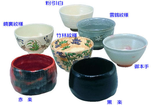 抹茶茶碗 代表的な商品