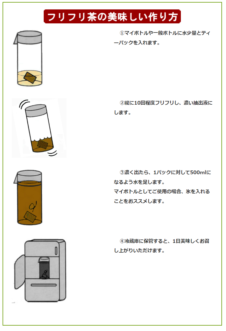 フリフリ水出し紅茶