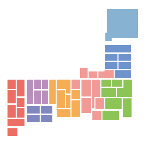 緑茶の主な生産地