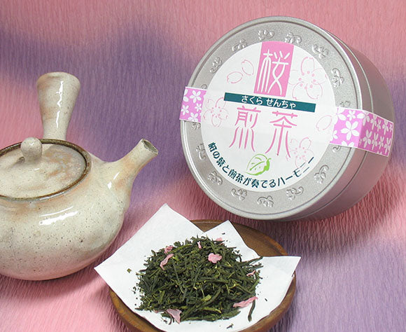 桜煎茶 50ｇ 1缶